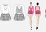do fashion clothing tech pack and apparel sketch for commercial use